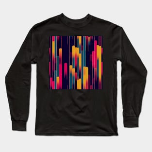 cyber future style pattern art 17 regular grid Long Sleeve T-Shirt